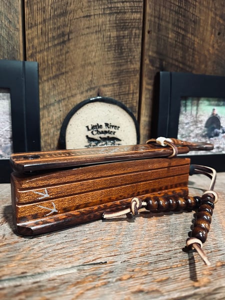 Image of Bolivian Rosewood/Mahogany with snakewood inlay