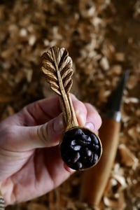 Image 5 of • Oak Sapling Coffee Scoop 