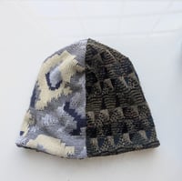 Image 4 of Upcycled Reversible Beanie Cotton Blend 17