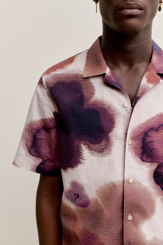 Image of A KIND OF GUISE GIOIA SHIRT PAINTED PLUMERIA
