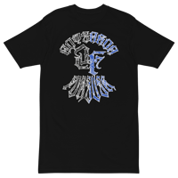 Image 3 of Paisley Aotearoa Forever Tee (Black & Blue)