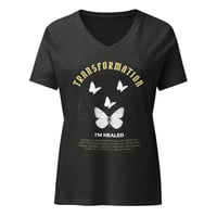Image 3 of Women’s Transformation relaxed v-neck t-shirt