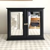  Painted Wooden Mirrored Cabinet