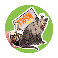 Image 1 of Trash King Sticker