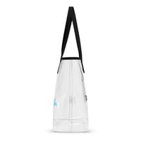 Image 3 of clear wavy surf tote.
