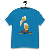 Image 2 of Unisex classic tee, Productive Duck Funny Tee