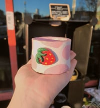 Strawberry Milk Cow Cup