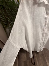 Image 2 of  Gauze  white oversized top