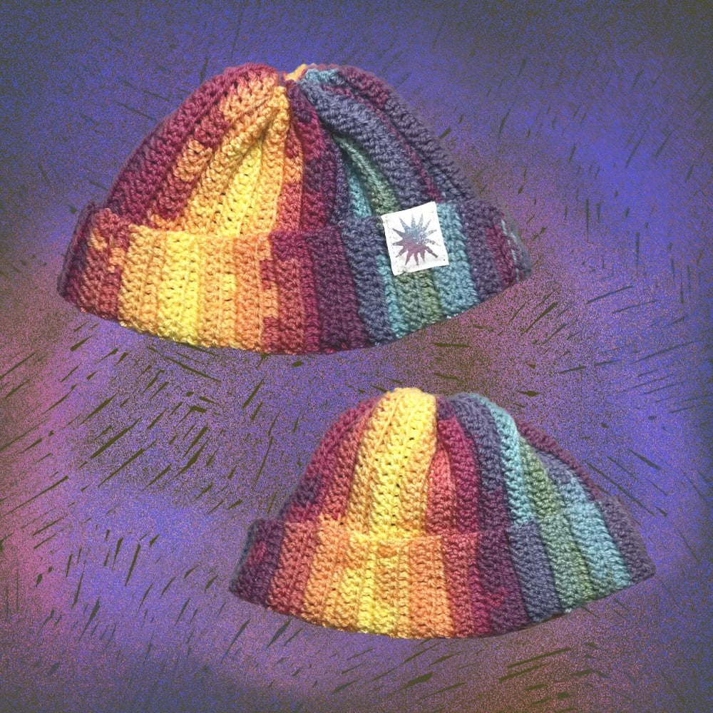 Image of Crocheted beanie 29