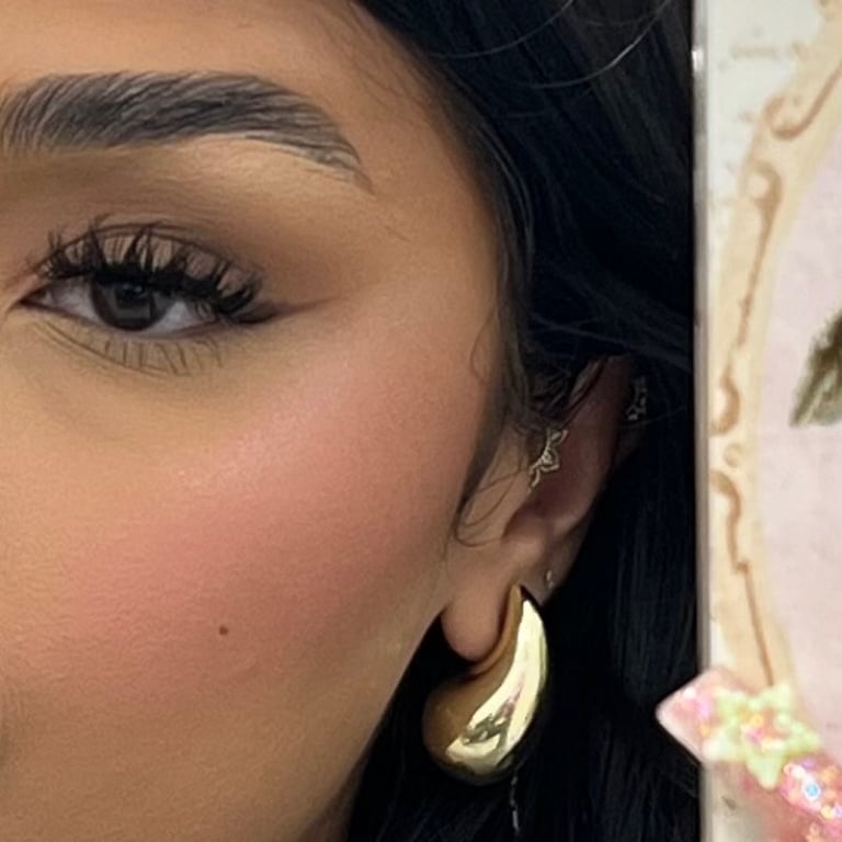 tega girl earrings  Image 3