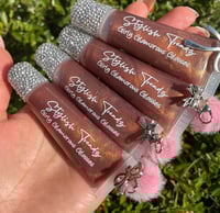*BLINGALISCOUS Gloss Keychain* ”Iced Cold Brew” Dark Brown Vanilla Scented Gloss!