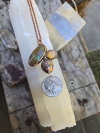 Image 2 of Electroformed Swamp Chestnut Oak acorn necklace 05