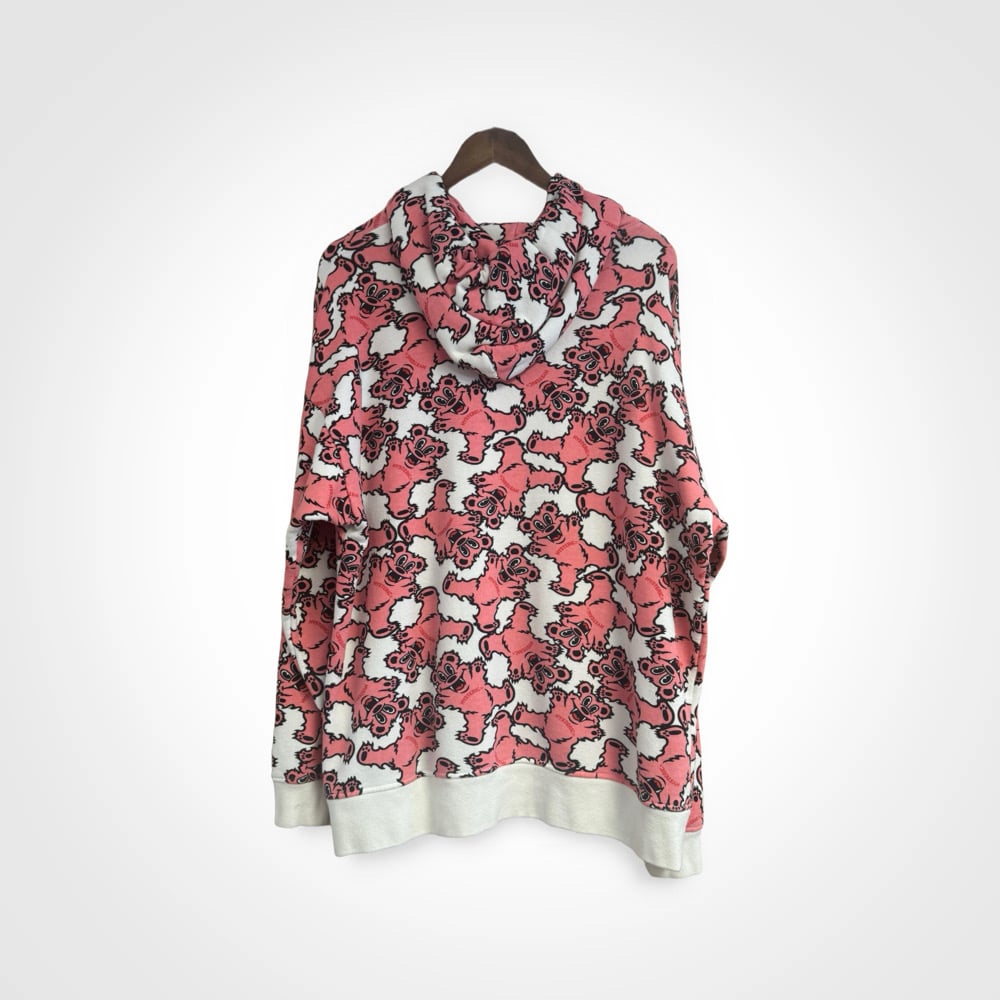 Image of Hysteric Glamour Fire Bear Aop Hoodie