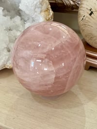 Image 11 of Large Rose Quartz Sphere | Madagascar #2967