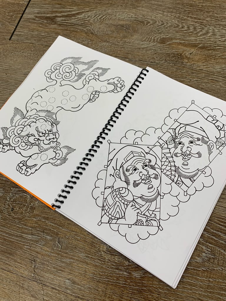 Line drawing Book Image 5