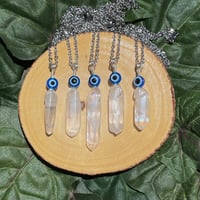 Aura Quartz Protection Necklace 