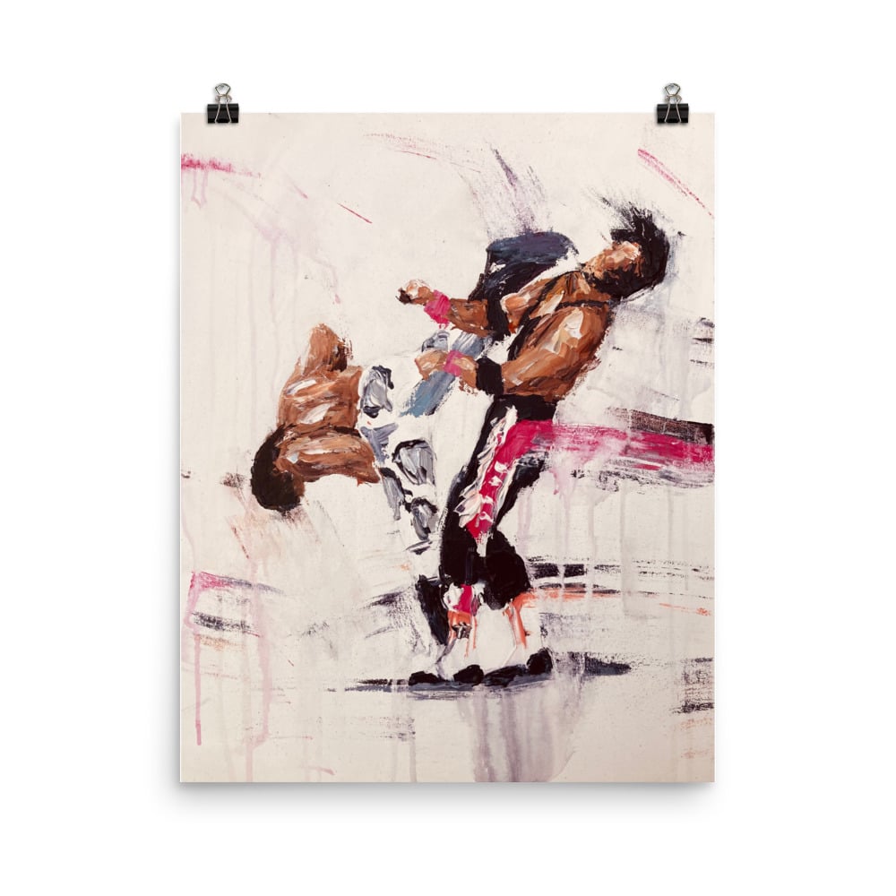 Image of Sweet chin music print 16”x 20”