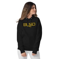 Image 4 of Blessed “Quick Text” Unisex eco raglan hoodie