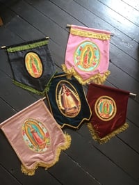 Image 11 of Handmade Wall Banner With The Virgin Of Guadalupe