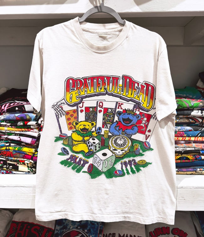 Grateful Dead 1993 Las Vegas Lot T-Shirt - Fits L