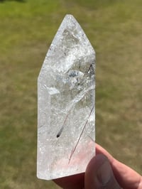 Image 7 of Red Rutile & Clear Quartz Tower #2360