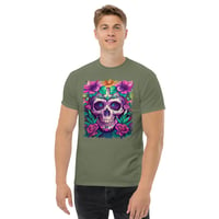 Image 5 of Sugar skull art 1 Unisex classic tee