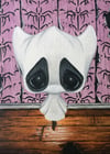 Ghost Cat Halloween Monster Collection Art Print