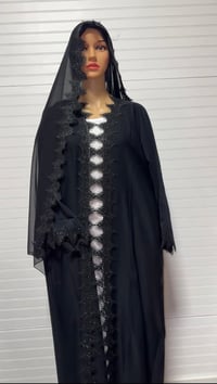 Image 7 of  Lace 2 Piece Abaya 