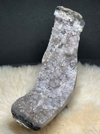 Image 5 of Druzy Quartz With Polished Agate Edges #2149