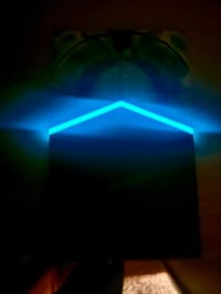 Image 5 of Mammoth Tusk & Crosscut Carbon Fiber GLOW Segmented Knife Scales 