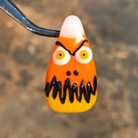 Image 1 of Scary Monster Candy Corn Pendant