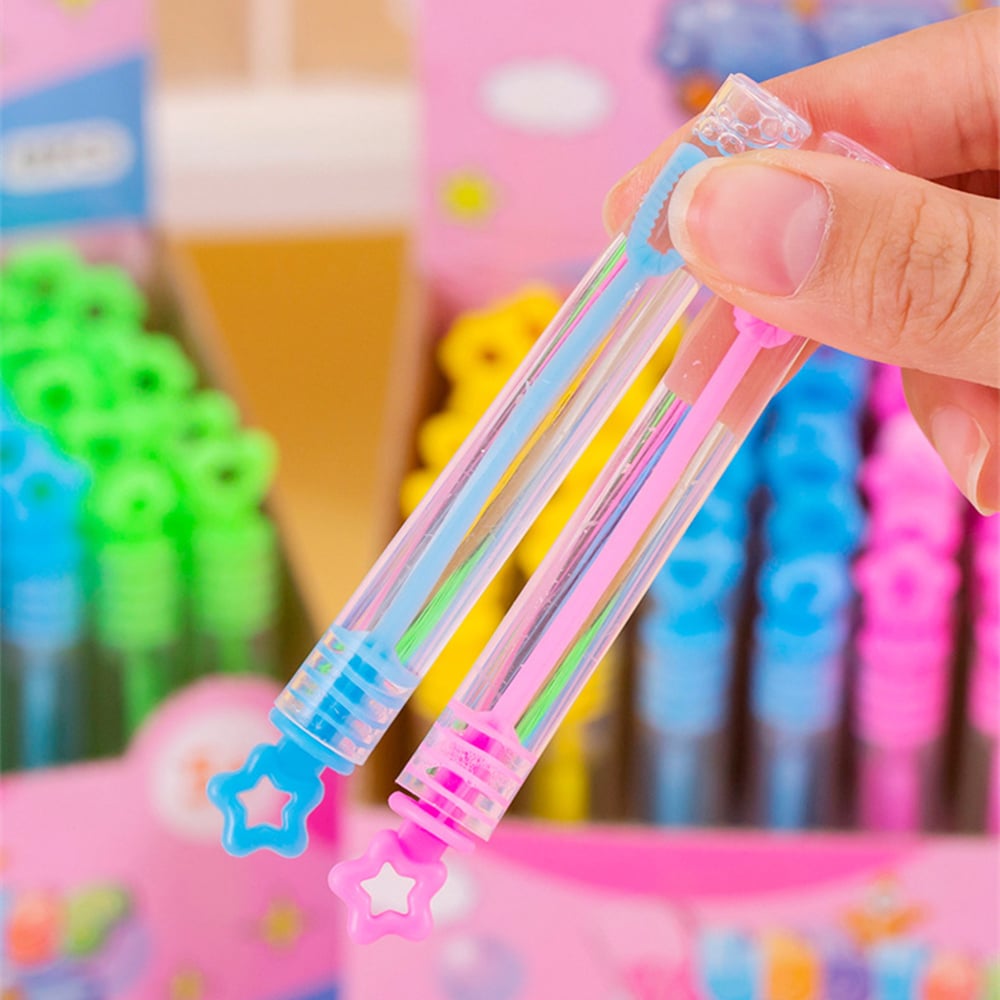 Image of 10-30PC Mini Cute Bubble Empty Tube Toy Kids Birthday Party Favors School Gifts Wedding Guests Souve