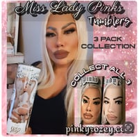 Image 1 of Miss Lady Pinks 3 Pack Tumblers Collection 