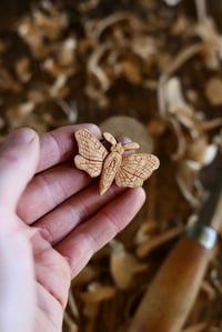 Image 2 of Moth Pendant Necklace