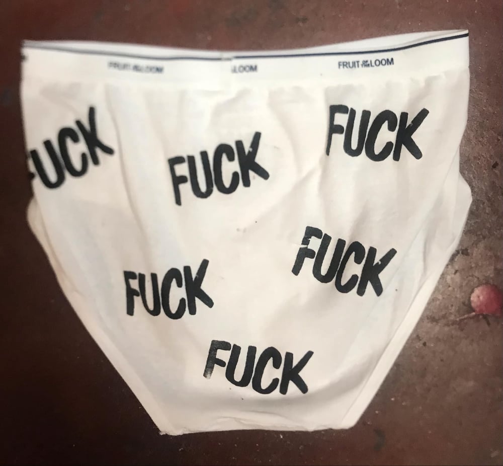 Image of Y-Front ‘FUCK’ Pants