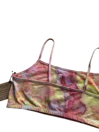 Image 8 of XL/XXL (42) Bralette in Warm Watercolor Ice Dye
