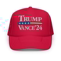 Image 1 of Trump Vance 24 - Foam trucker hat PatriotsCo copy