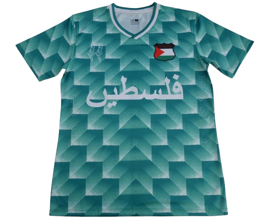 Palestine Football shirt - children's sizes only - Café Palestina