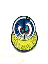 Image 1 of Navy Slime Pin (GITD)