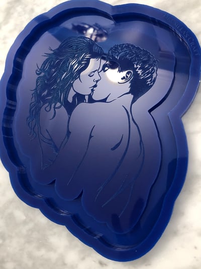 Image of Nsfw Kissing Trinket Tray Silicone Mold