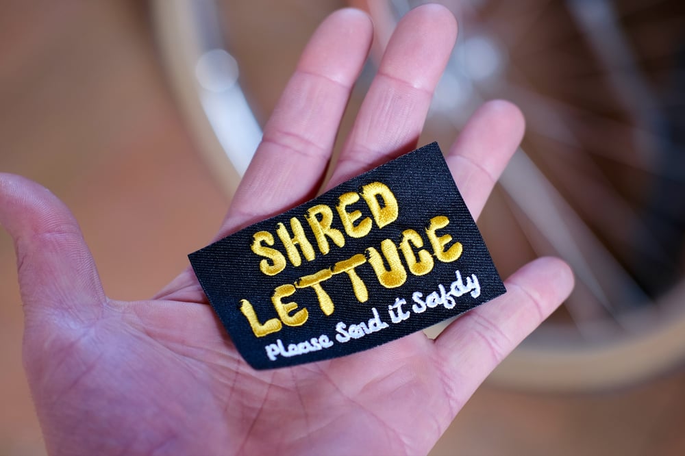 Shred Lettice Sew on Patch (FREE US SHIPPN)