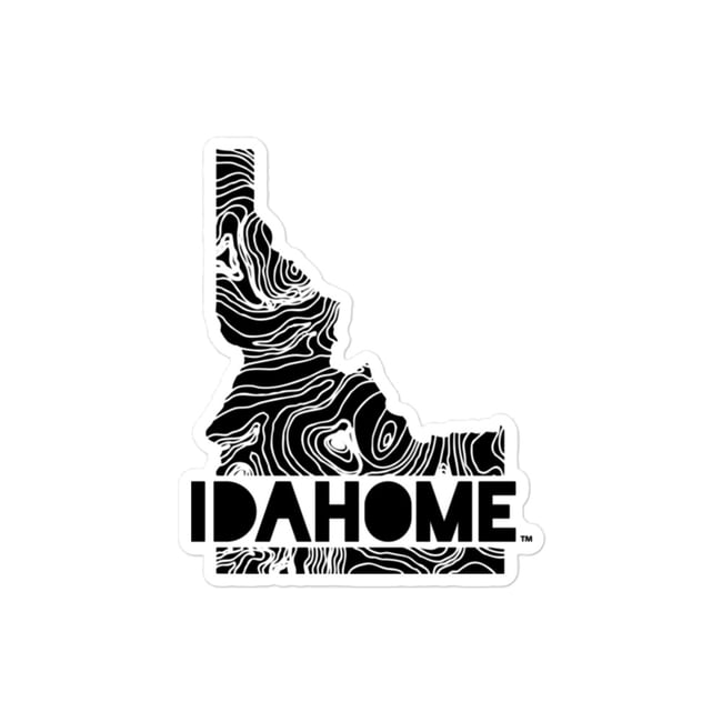 IDAHOME Topo Design Bubble-free stickers