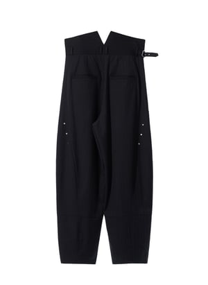 Image of EQUALNEAR - Groundline Wide Pants (Black)