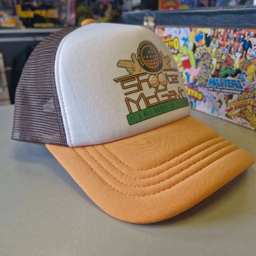 Image of Shooter McGavin Happy Gilmore Trucker Snapback Hat