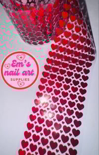 Red heart foil 