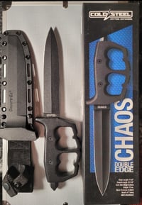 Image 14 of The Double Edged "Chaos" Trench Knife With Knuckle Guard Handle By Cold Steel - BRAND NEW IN BOX