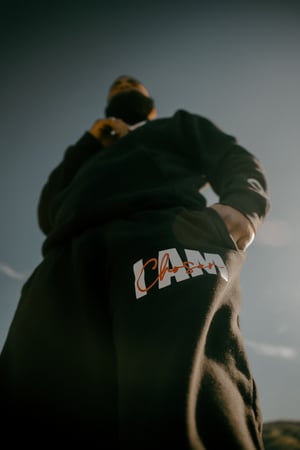 Black “I Am Chosen" Joggers