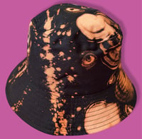 Image 4 of “BAD GIRLS” BLEACH PAINTED BLACK BUCKET HAT