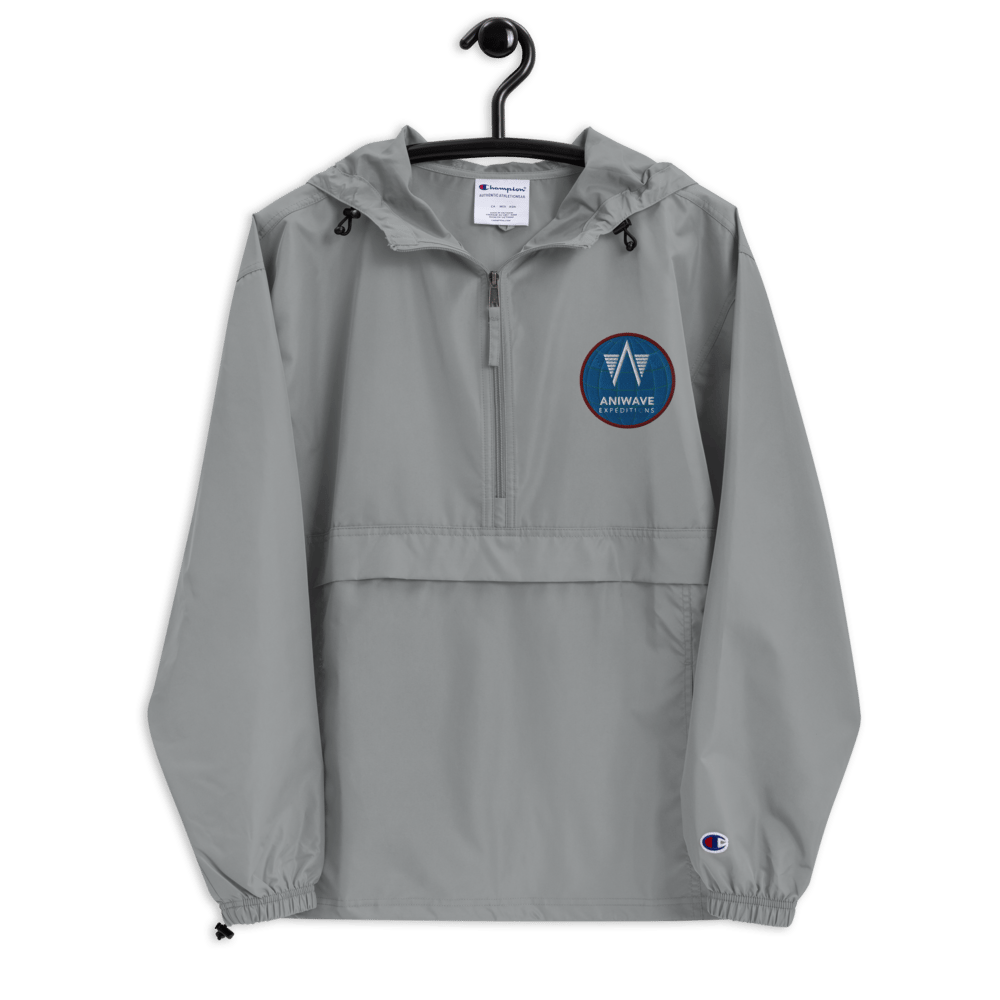 "ANIWAVE EXPEDITIONS" Embroidered Champion Packable Jacket (UNISEX)