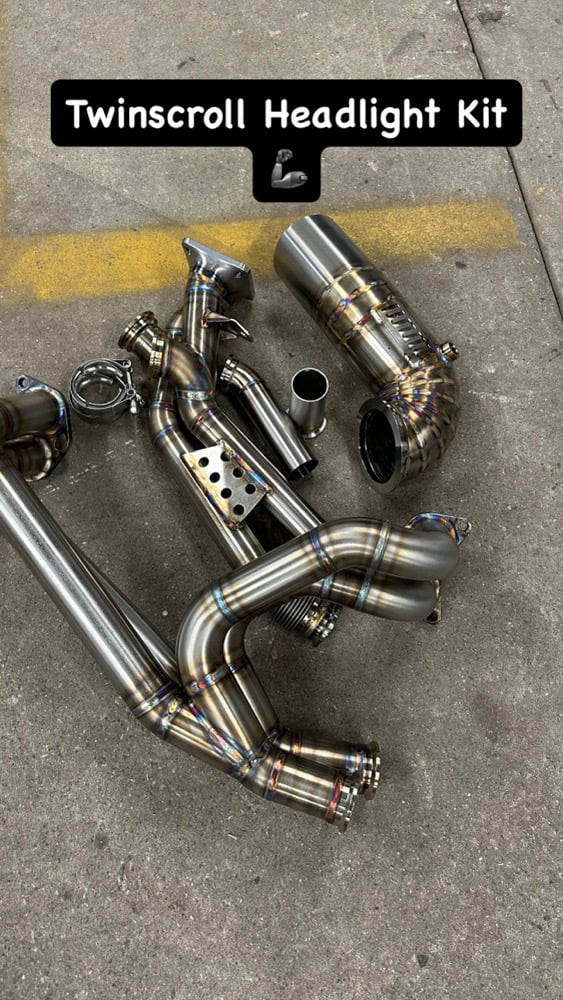 Image of Twinscroll Headlight mount Turbo kit